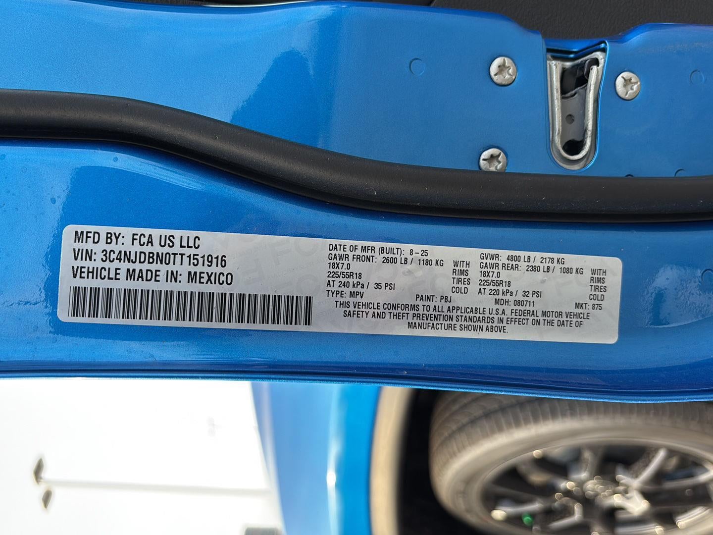 2026 Jeep Compass COMPASS LATITUDE ALTITUDE 4X4