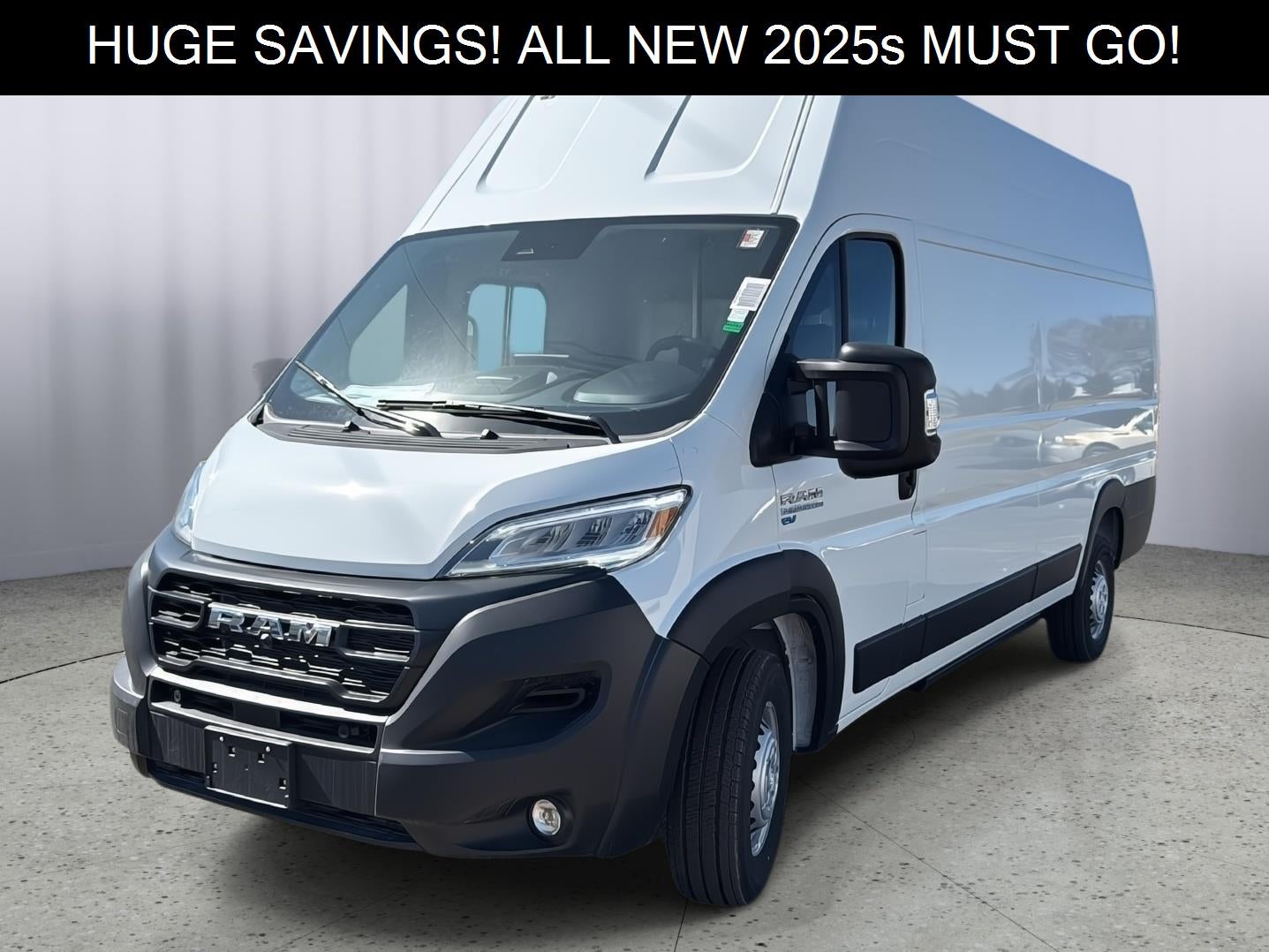 2025 RAM Promaster Cargo Van Ev 3500 Step Van Super High Roof 159" WB EXT