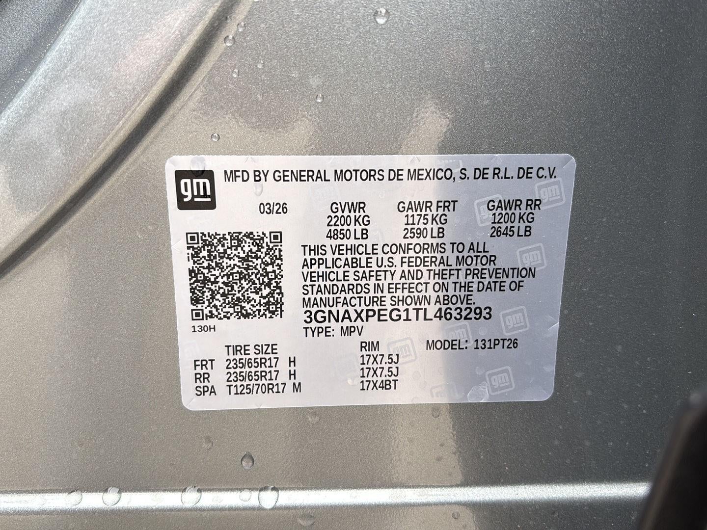 2026 Chevrolet Equinox AWD LT