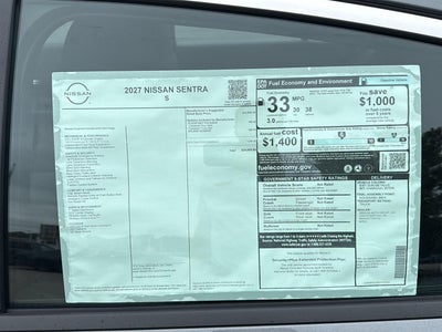 2027 Nissan Sentra S