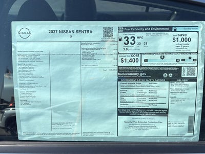 2027 Nissan Sentra S
