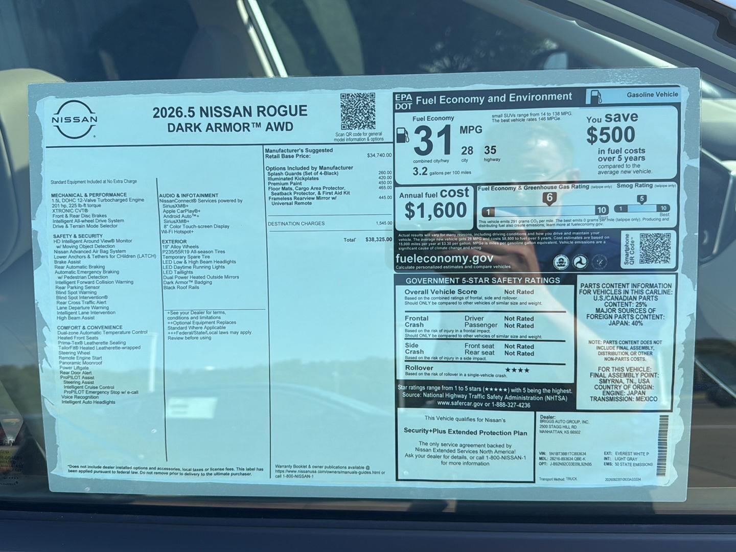 2026 Nissan Rogue Dark Armor™