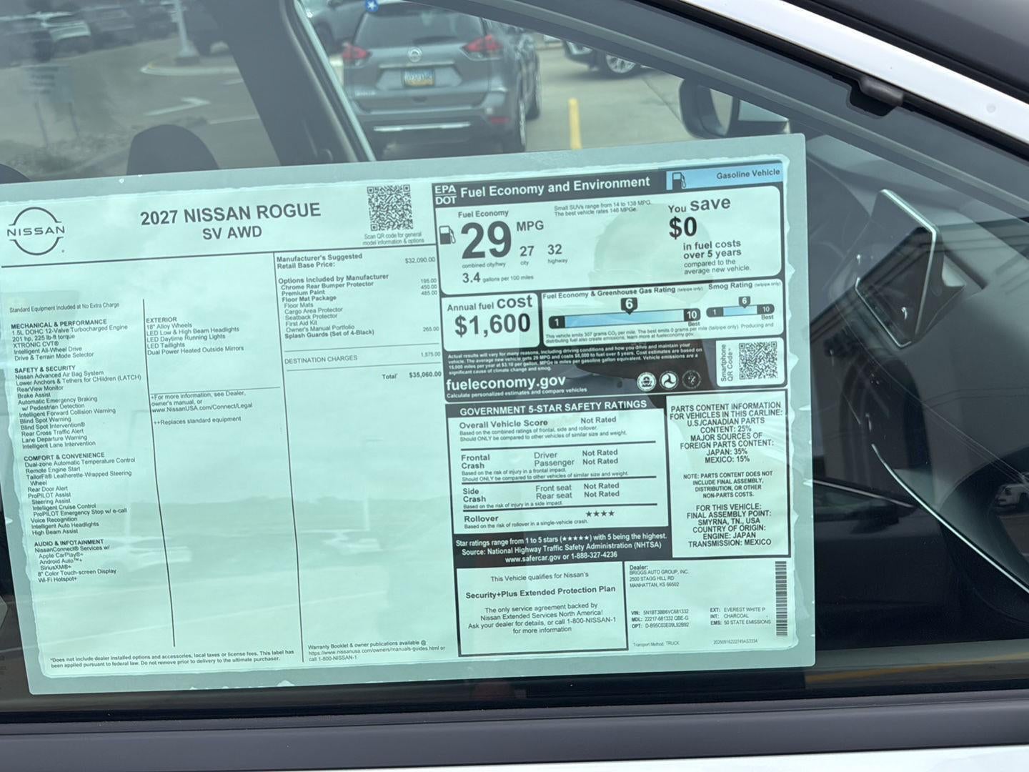 2027 Nissan Rogue SV