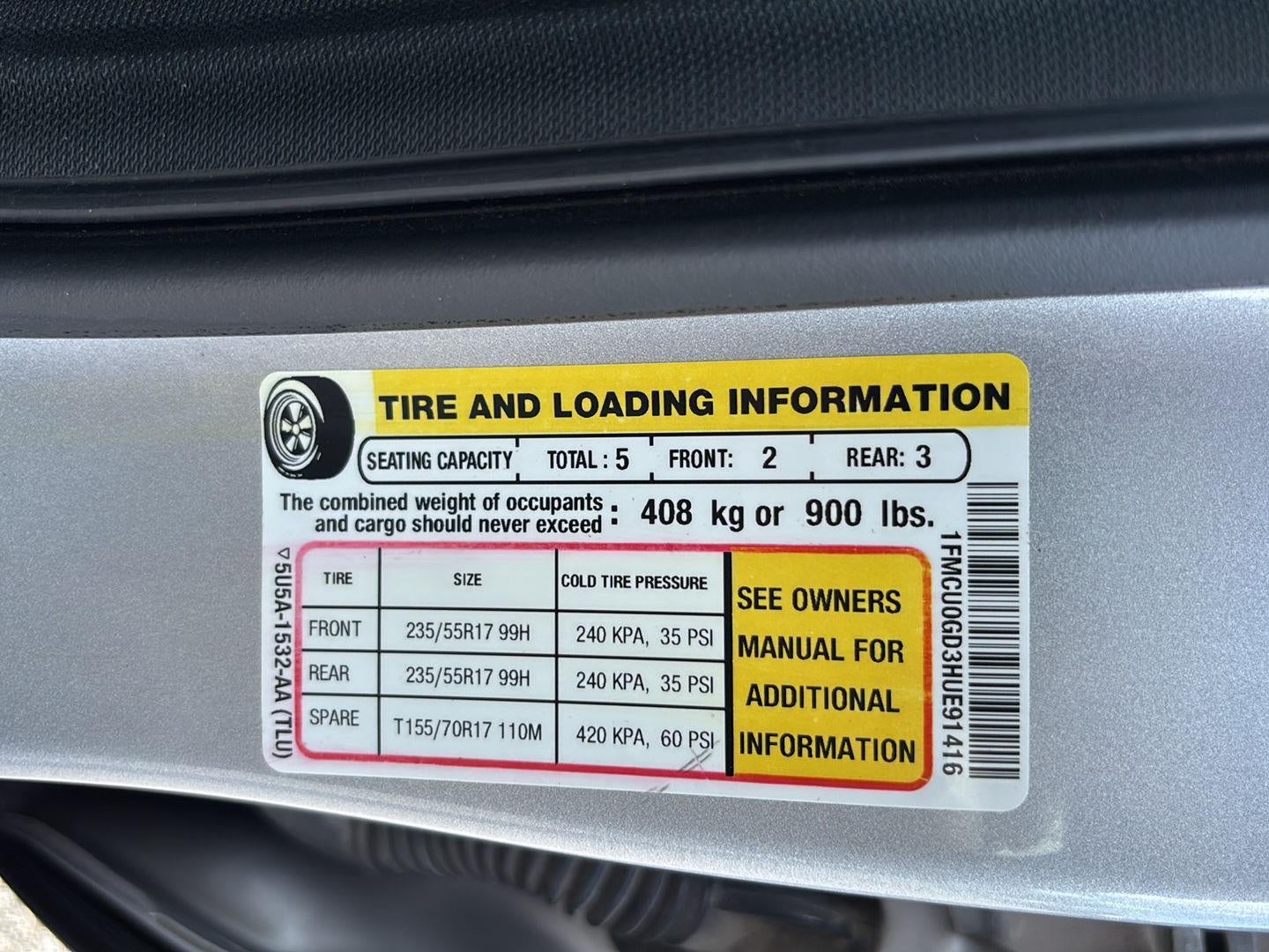 2017 Ford Escape Base