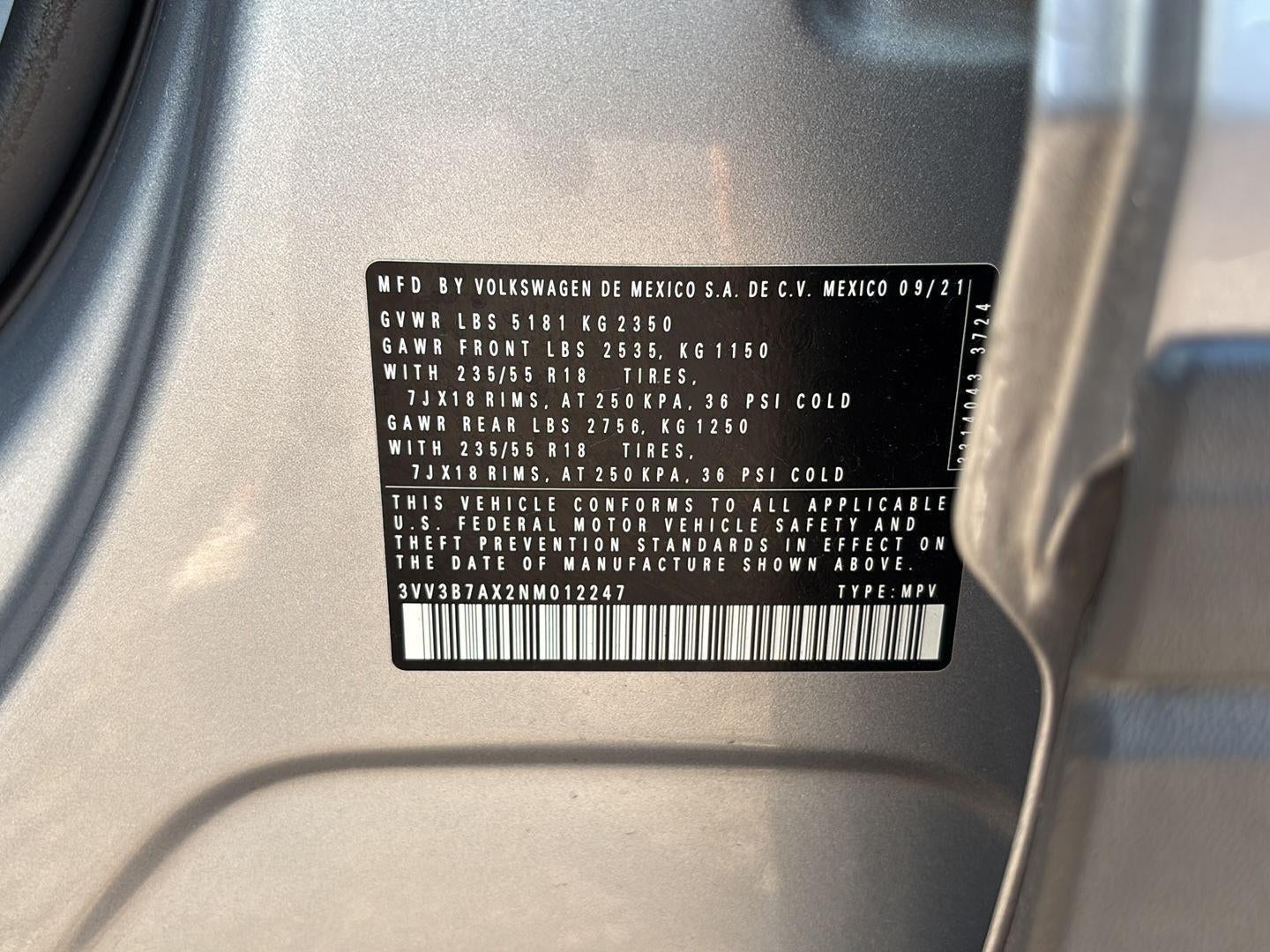 2022 Volkswagen Tiguan SE