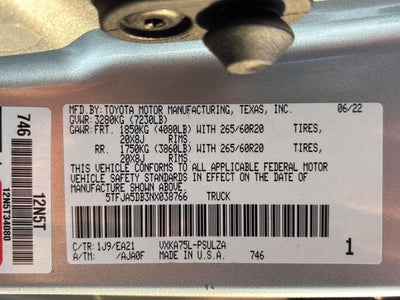 2022 Toyota Tundra Limited
