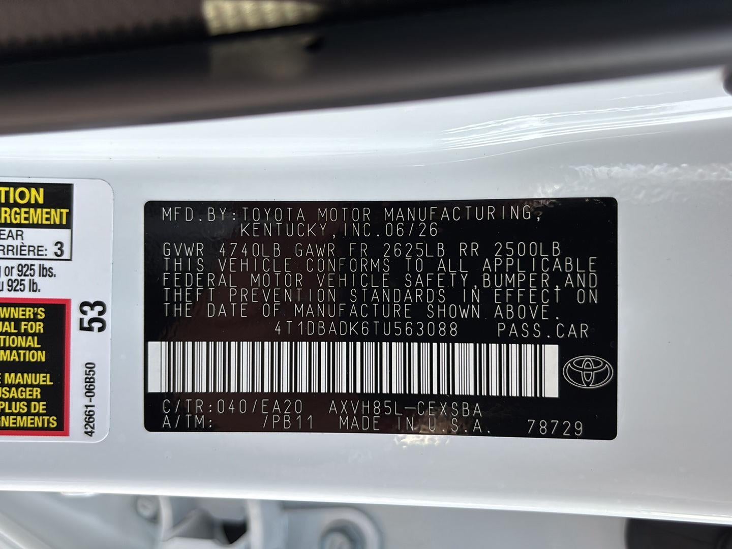 2026 Toyota Camry Nightshade AWD