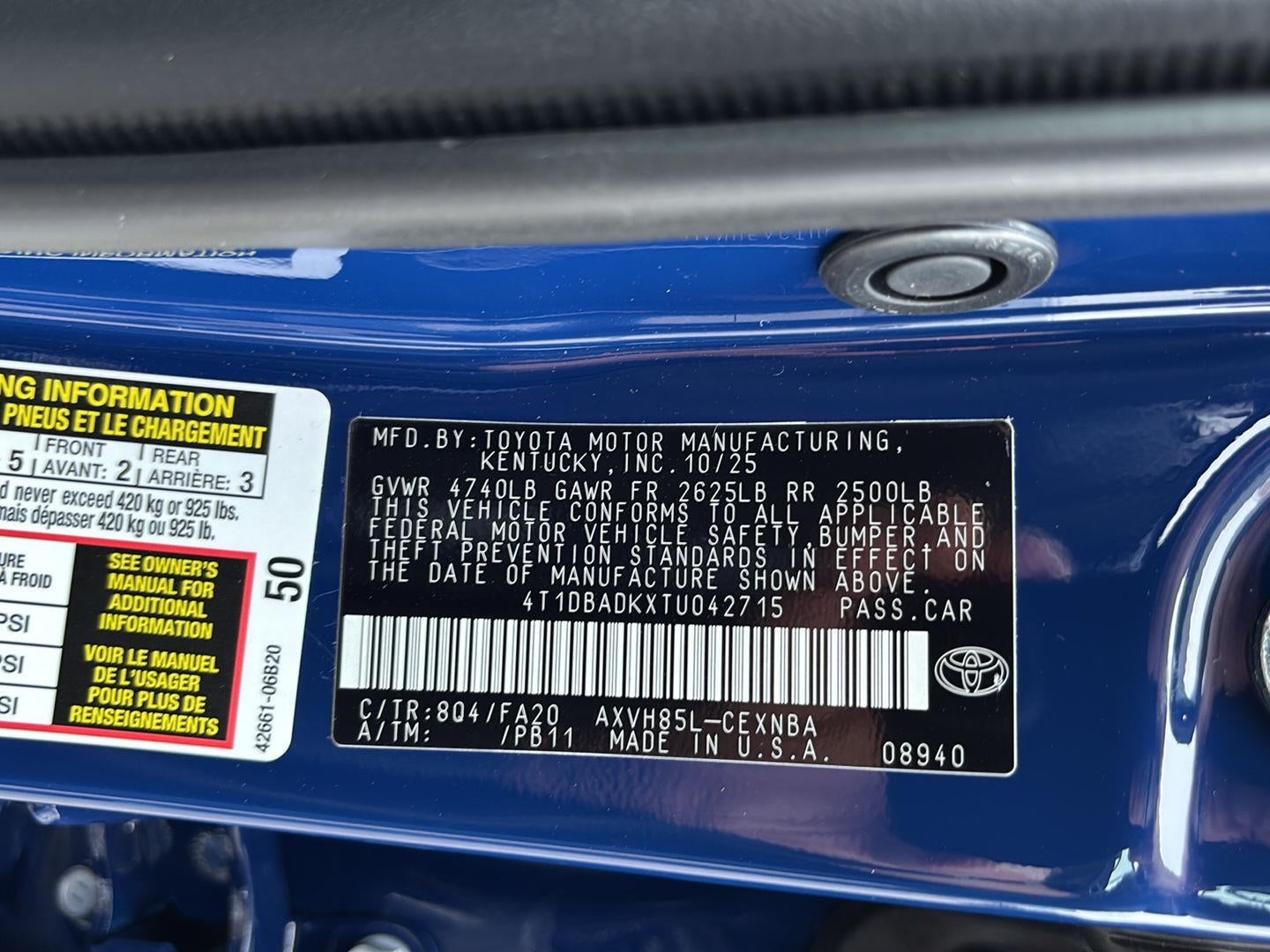 2026 Toyota Camry LE AWD