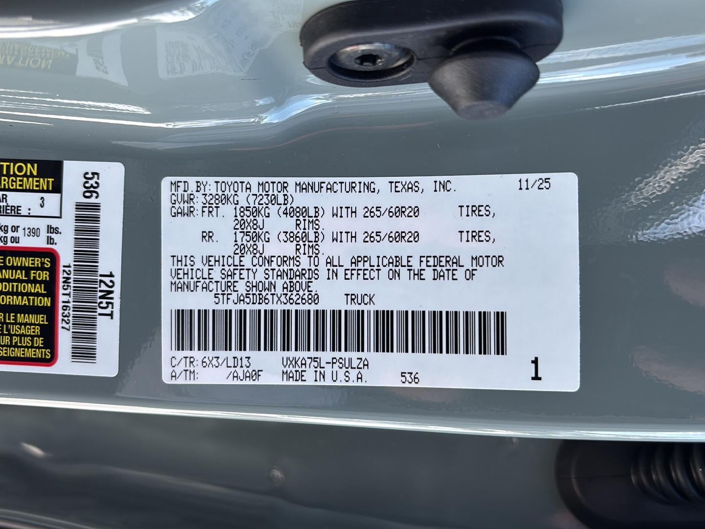 2026 Toyota Tundra Limited