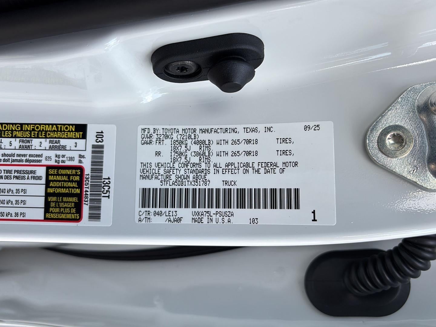 2026 Toyota Tundra SR5