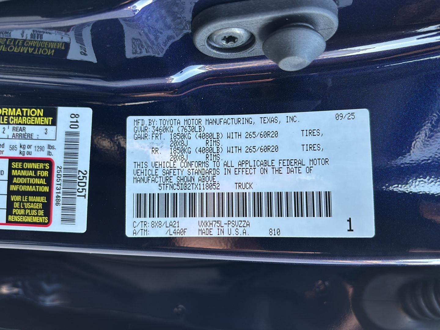 2026 Toyota Tundra i-FORCE MAX Tundra Platinum