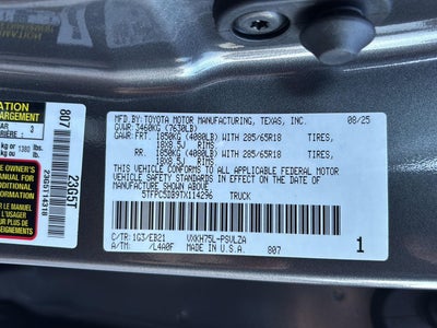 2026 Toyota Tundra i-FORCE MAX Tundra TRD Pro