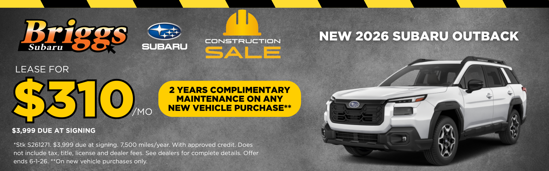 NEW 2026 SUBARU OUTBACK