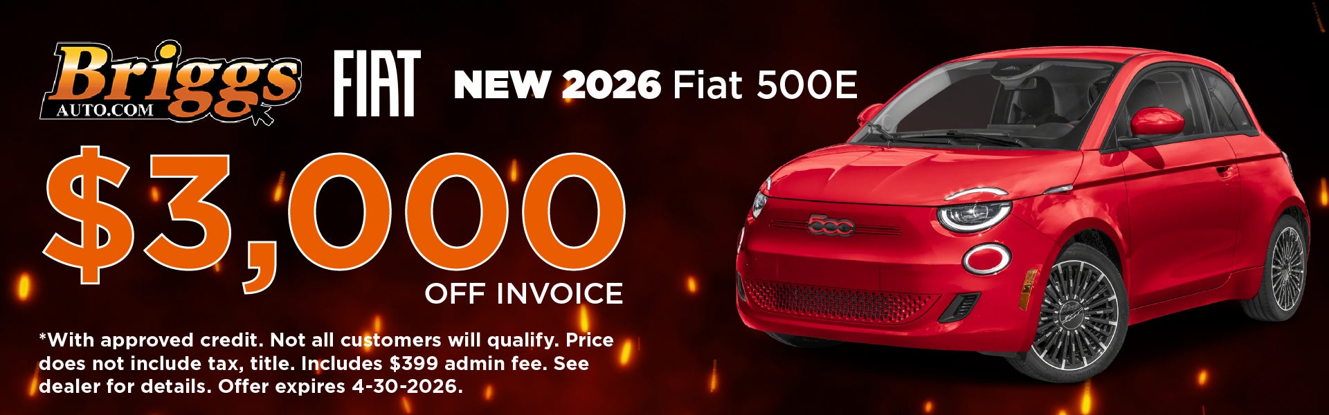 2026 Fiat 500E