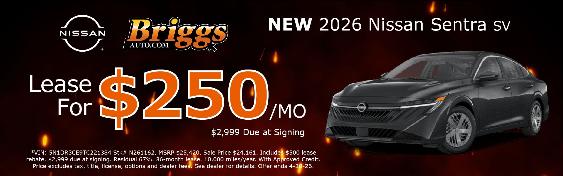 2026 Nissan Sentra SV