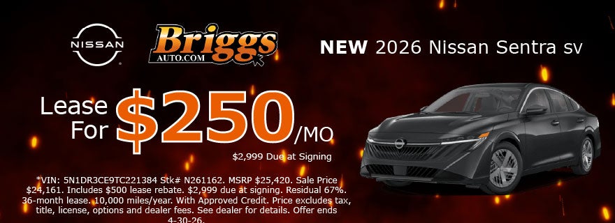 2026 Nissan Sentra SV