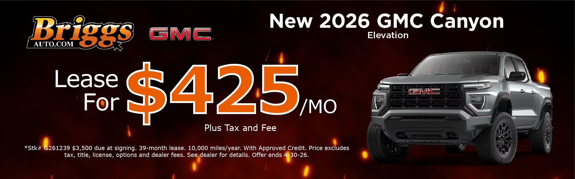 2026 GMC Canyon Elevation