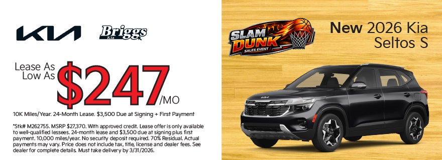 New 2026 Kia Seltos S