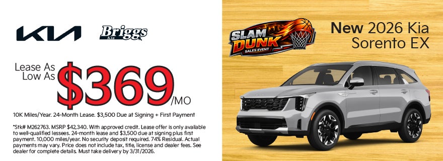 New 2026 Kia Sorento EX