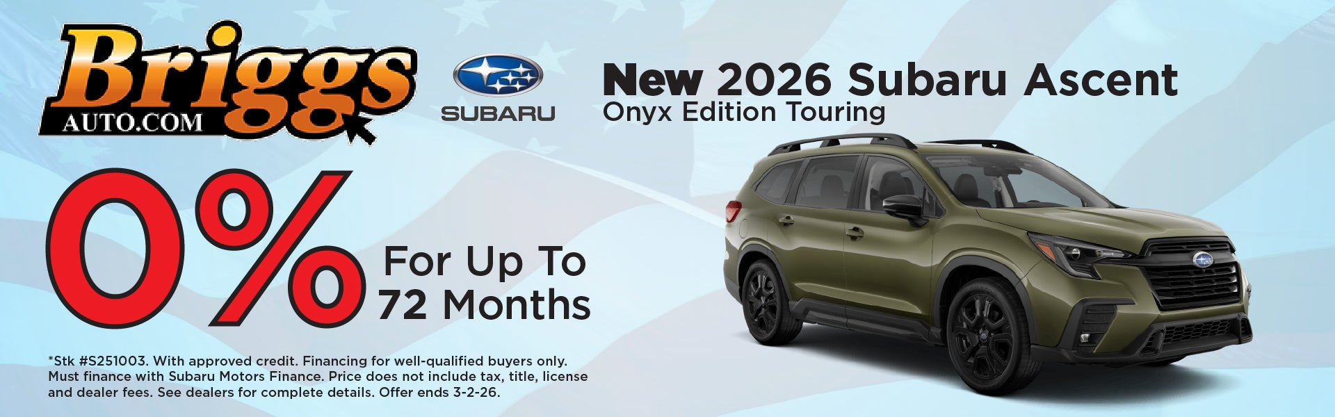 NEW 2026 SUBARU ASCENT