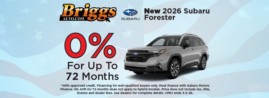  NEW 2026 SUBAARU FORESTER