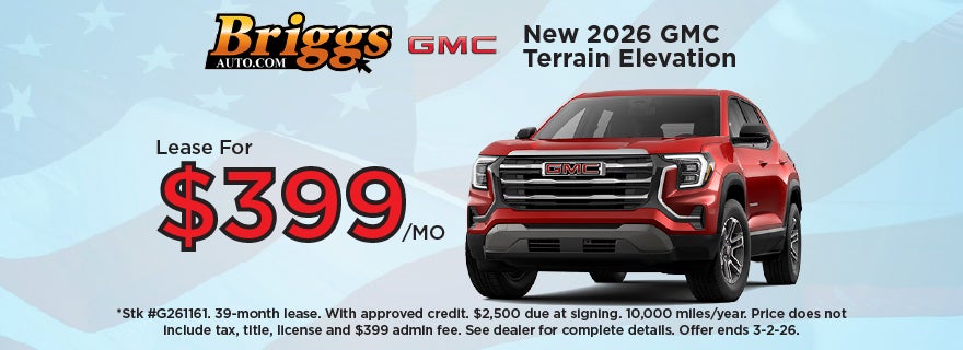 New 2026 GMC Terrain ELevation 