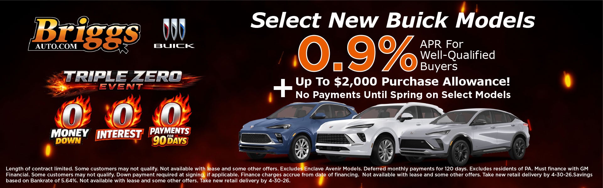 Select New Buick Models