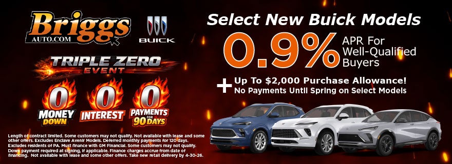 Select New Buick Models