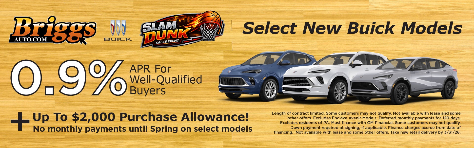 Select New Buick Models