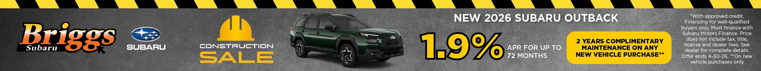 New 2026 Subaru Outback