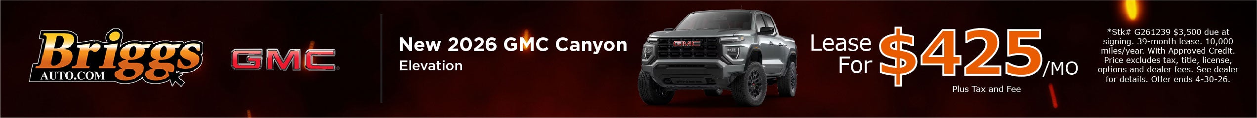 2026 GMC Canyon Elevation