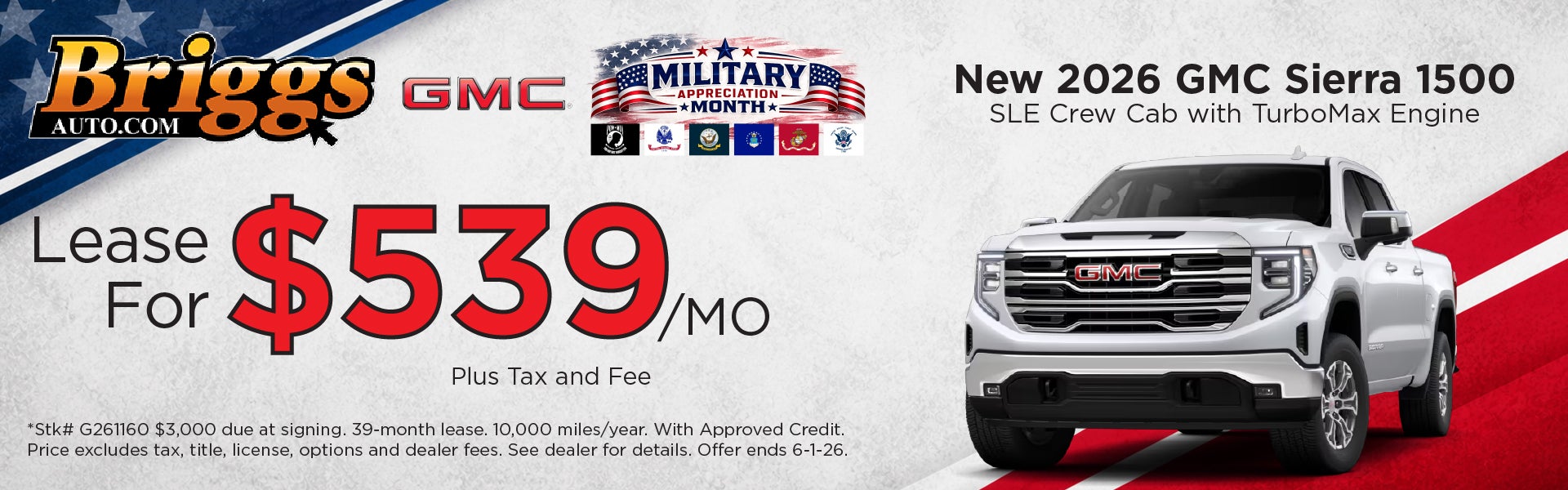 2026 GMC Sierra 1500 SLE