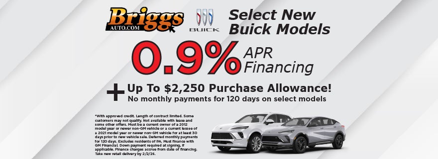Select New Buick Models