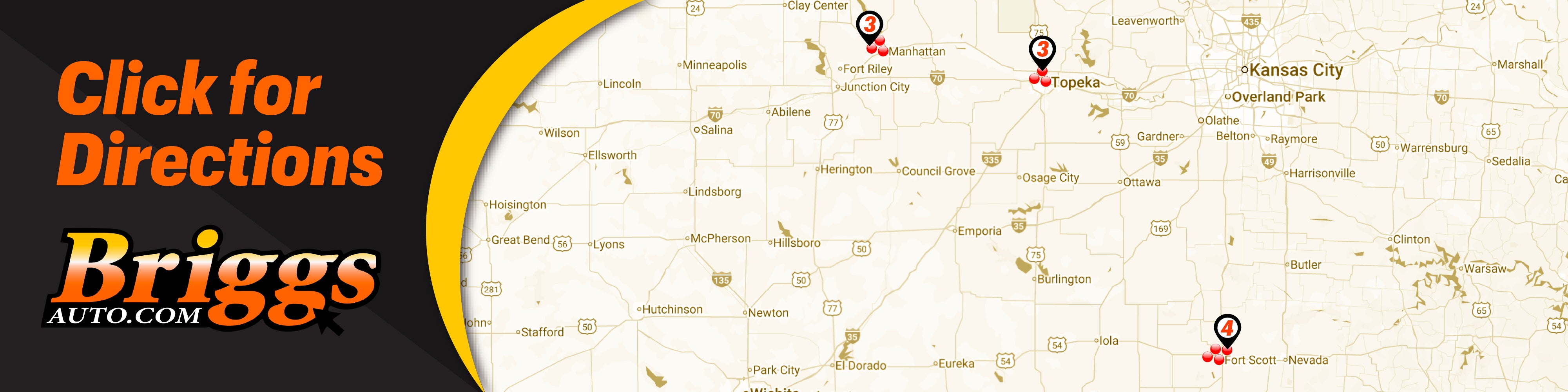 Briggs Auto Group Google Map