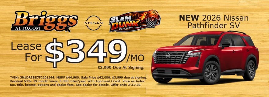 New 2026 Nissan Pathfinder SV