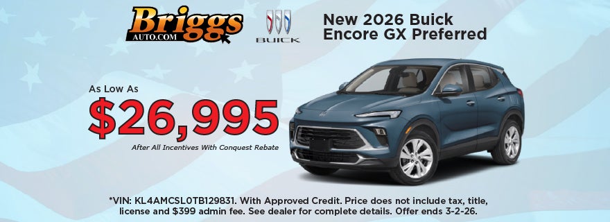 New 2026 Buick Encore GX Preferred