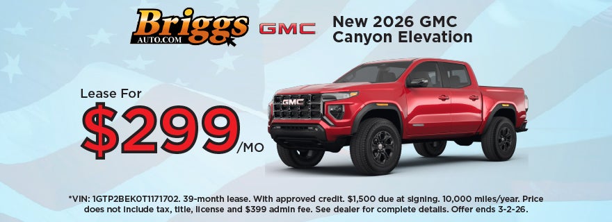 New 2026 GMC Canyon Elevation