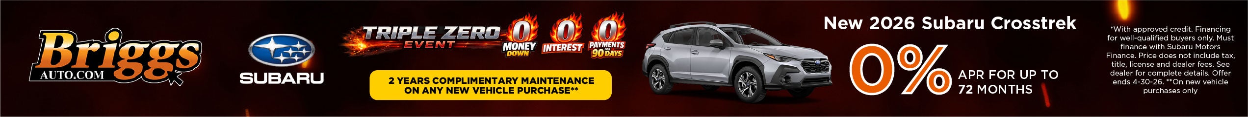 New 2026 Subaru Crosstrek