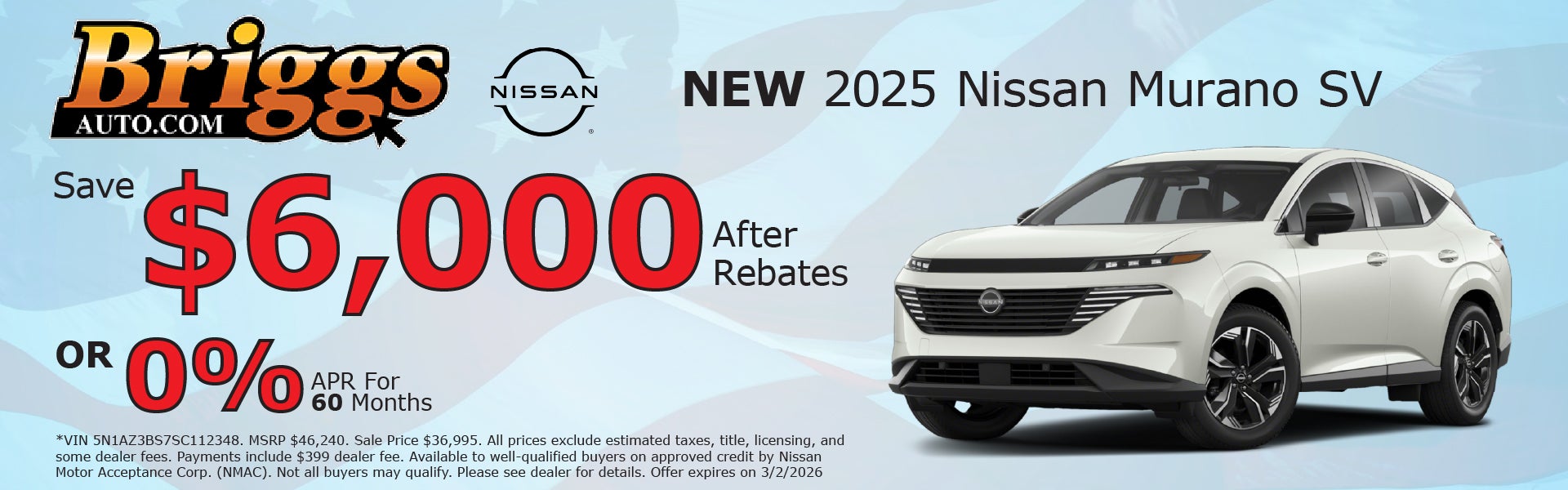 2025 NISSAN MURANO SV