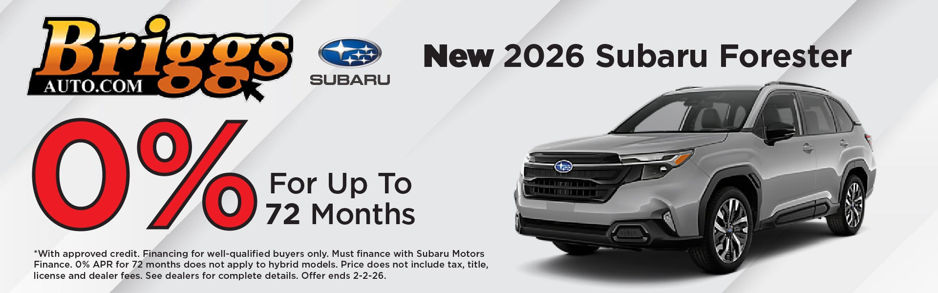 2026 Subaru Forester